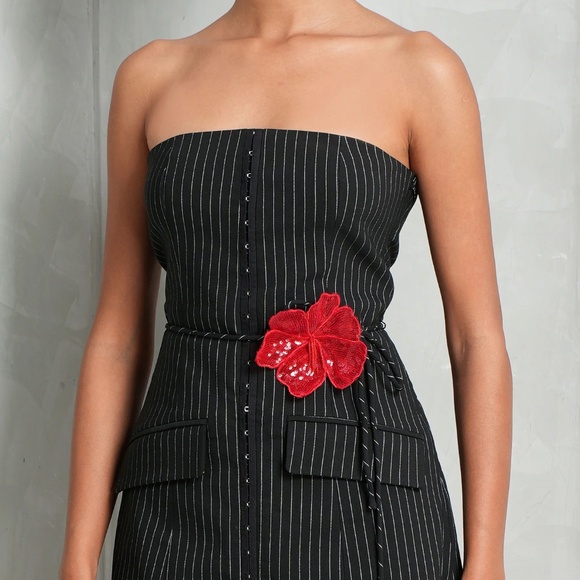 Rotate Birger Christensen Stretchy Strapless Top - Picture 3 of 6